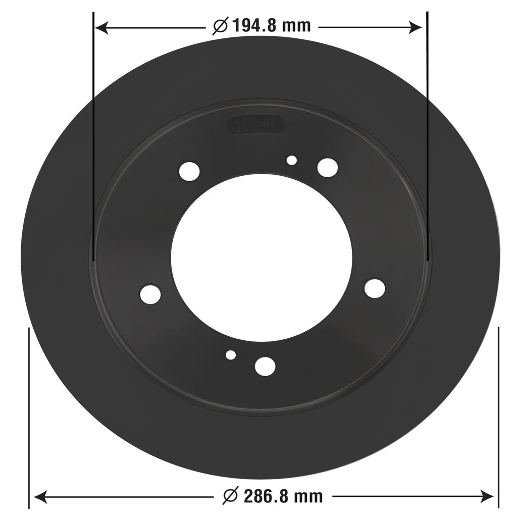 Gold Disc Brake Rotor 55060DG