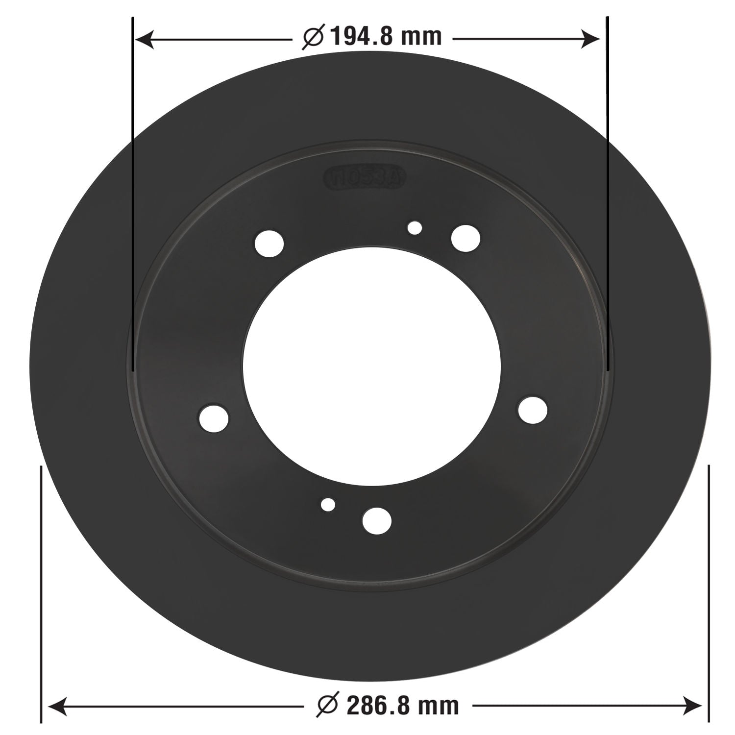 Gold Disc Brake Rotor 55060DG
