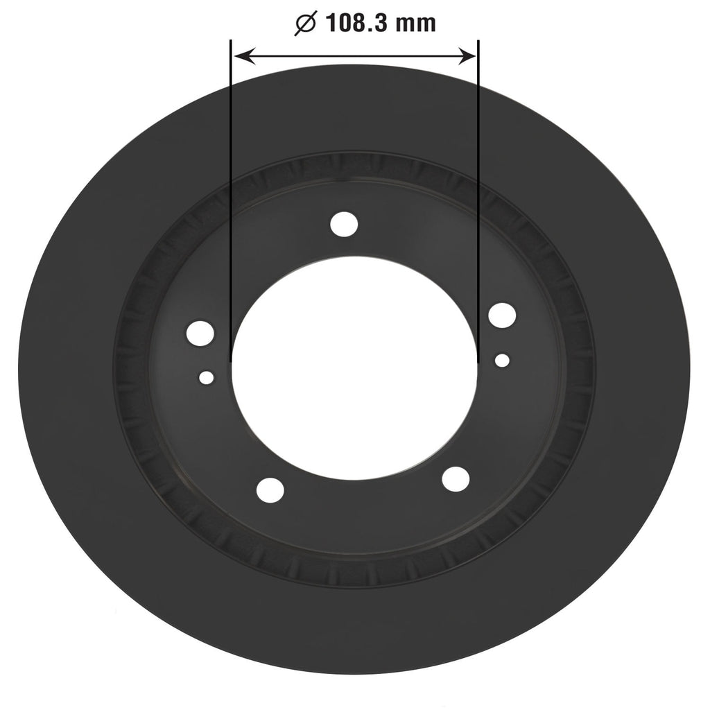 Gold Disc Brake Rotor 55060DG