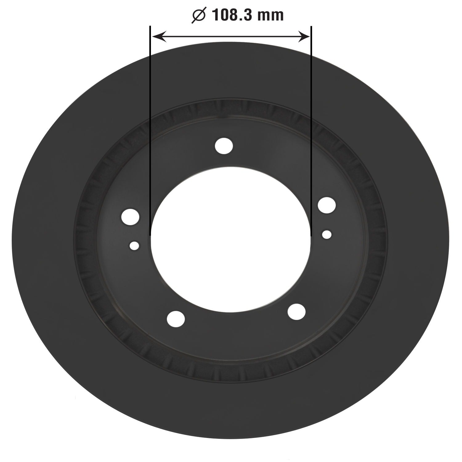 Gold Disc Brake Rotor 55060DG