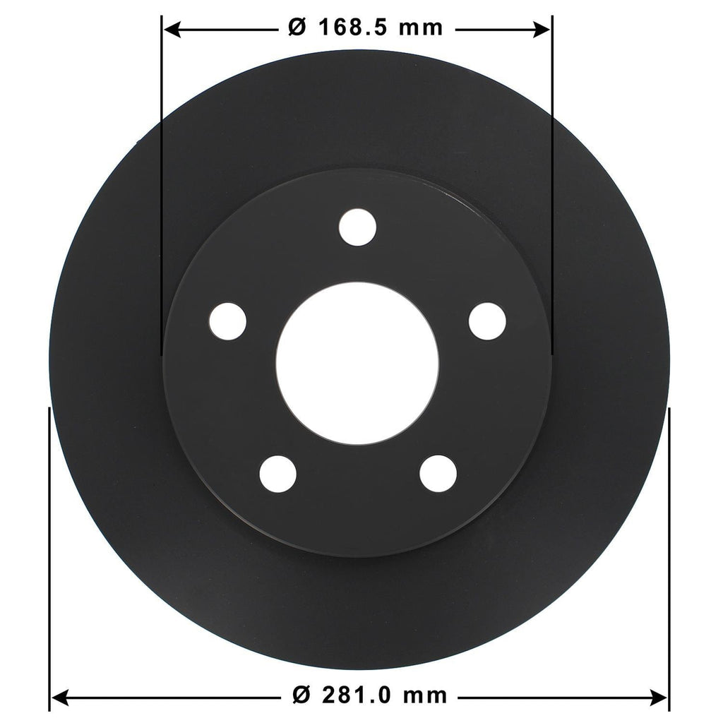 Gold Disc Brake Rotor 55065DG