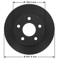 Gold Disc Brake Rotor 55065DG