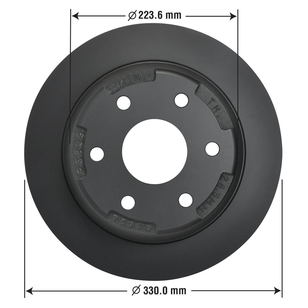 Gold Disc Brake Rotor 55067DG
