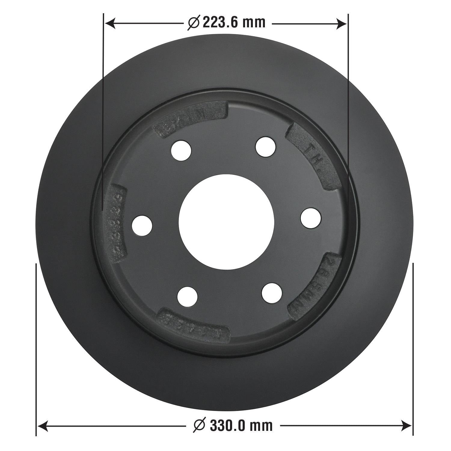 Gold Disc Brake Rotor 55067DG