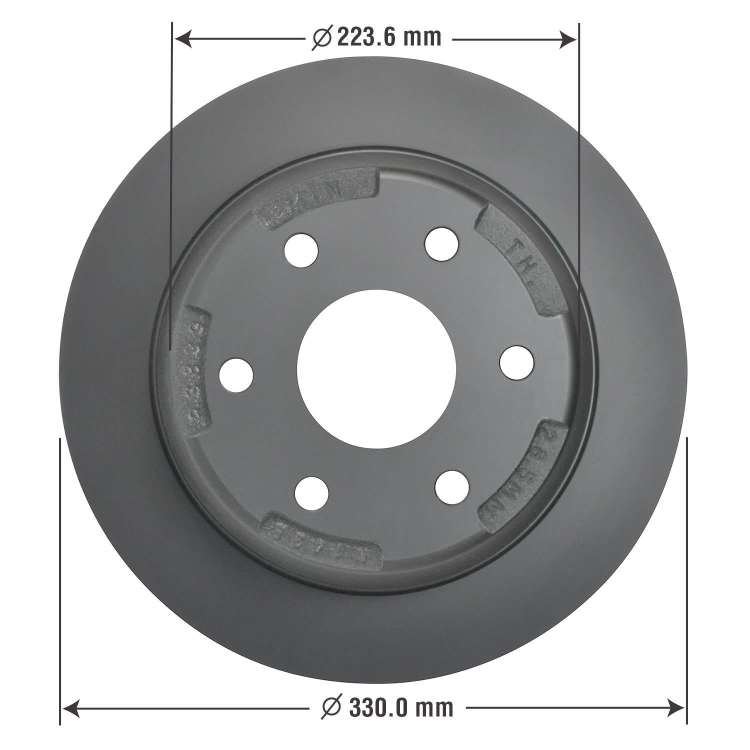 Severe Duty Disc Brake Rotor 55067SD