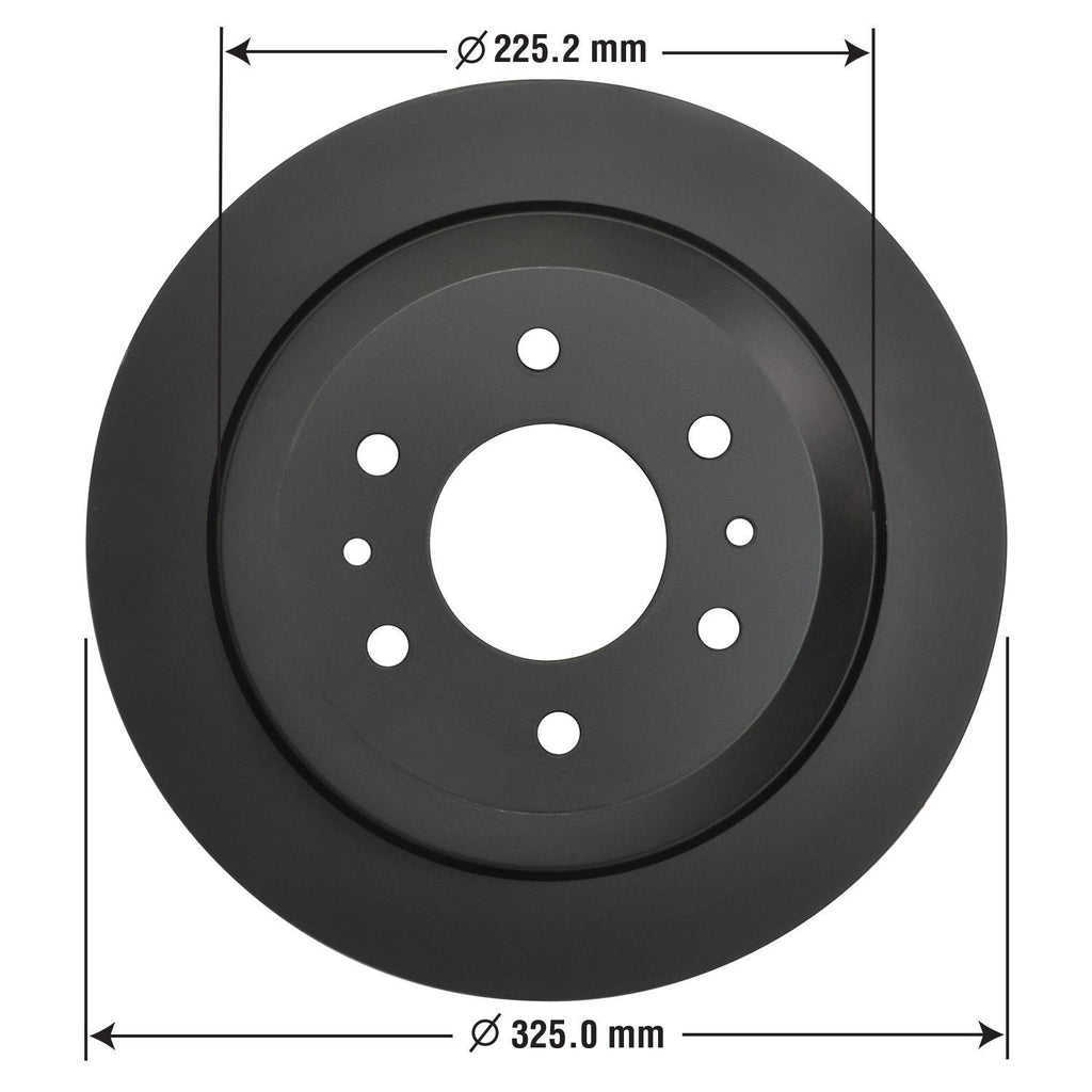 Gold Disc Brake Rotor 55073DG