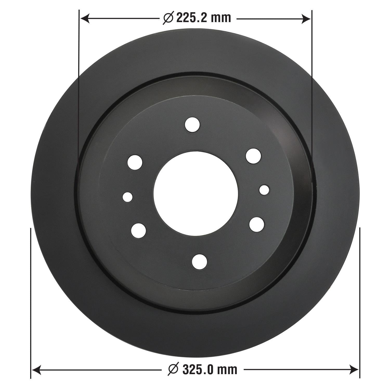 Gold Disc Brake Rotor 55073DG