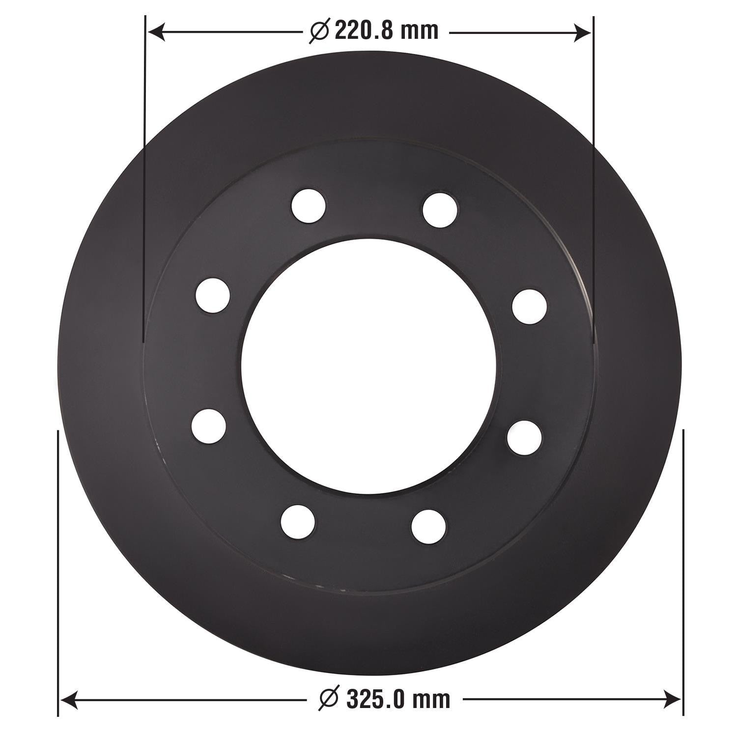 Gold Disc Brake Rotor 55075DG