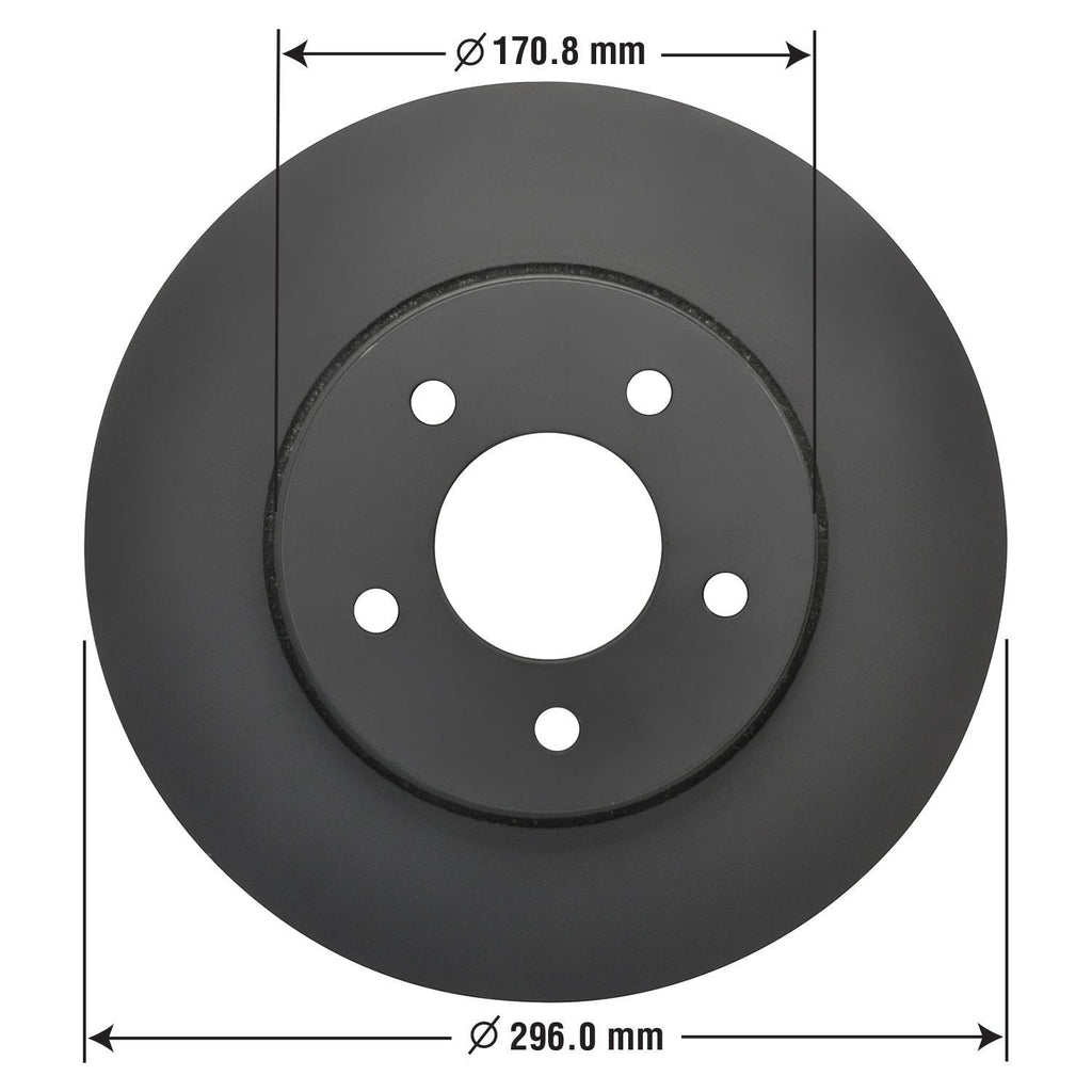 Gold Disc Brake Rotor 55080DG