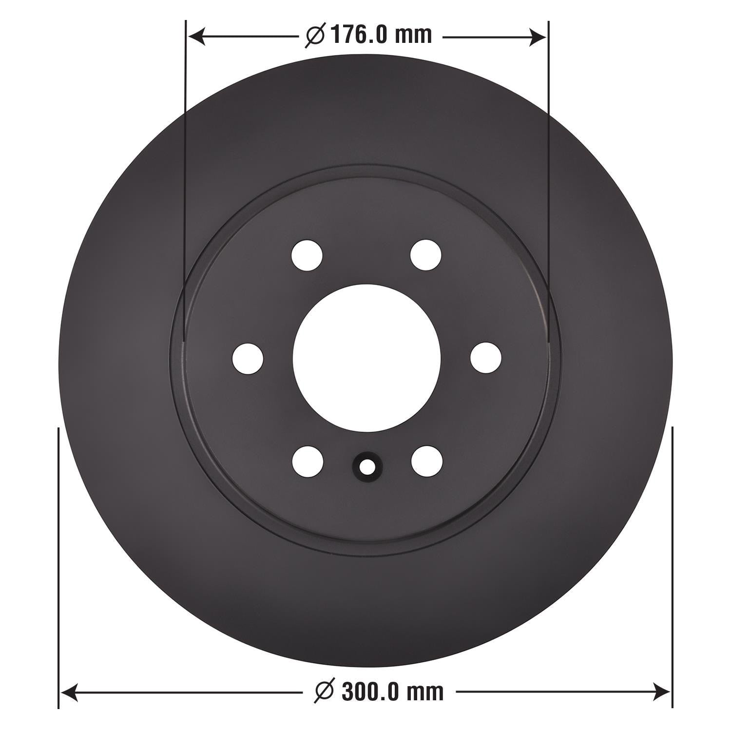 Gold Disc Brake Rotor 55119DG