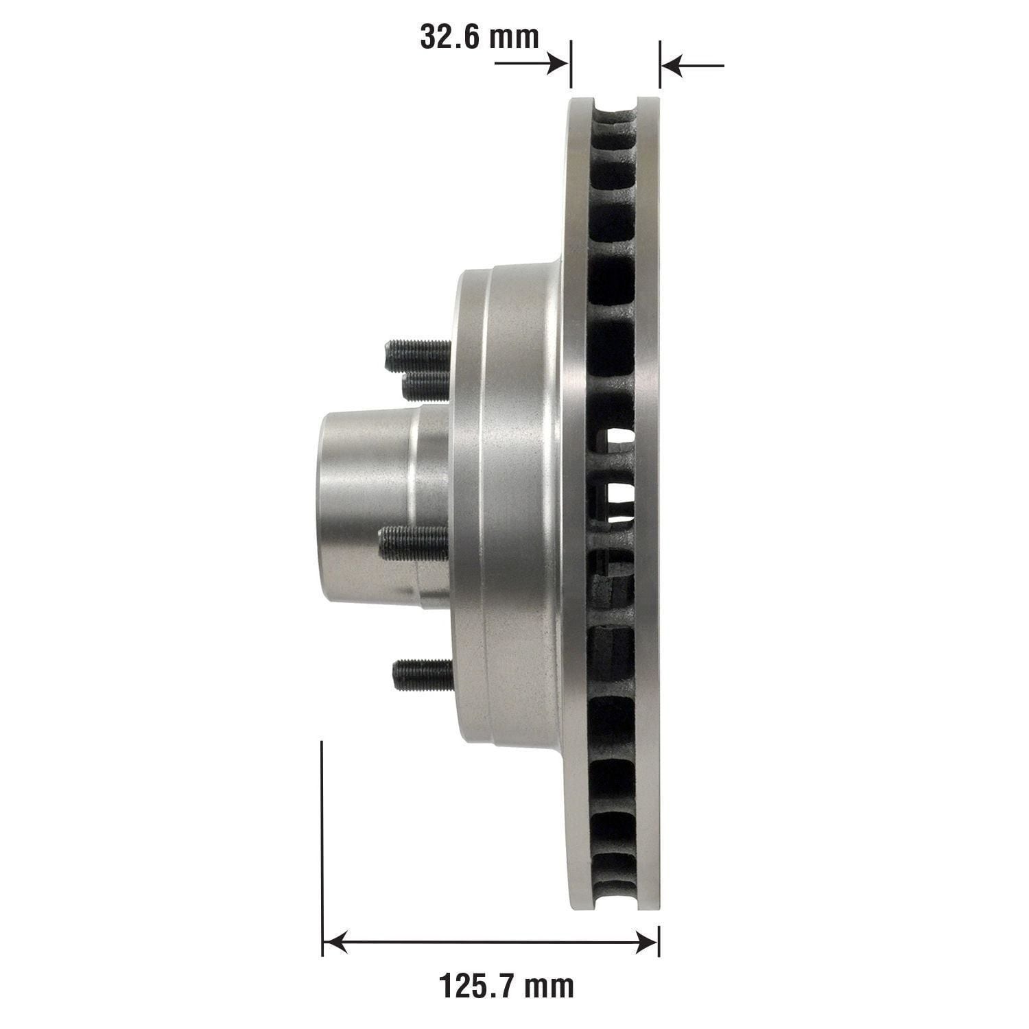 Disc Brake Rotor and Hub Assembly 5516