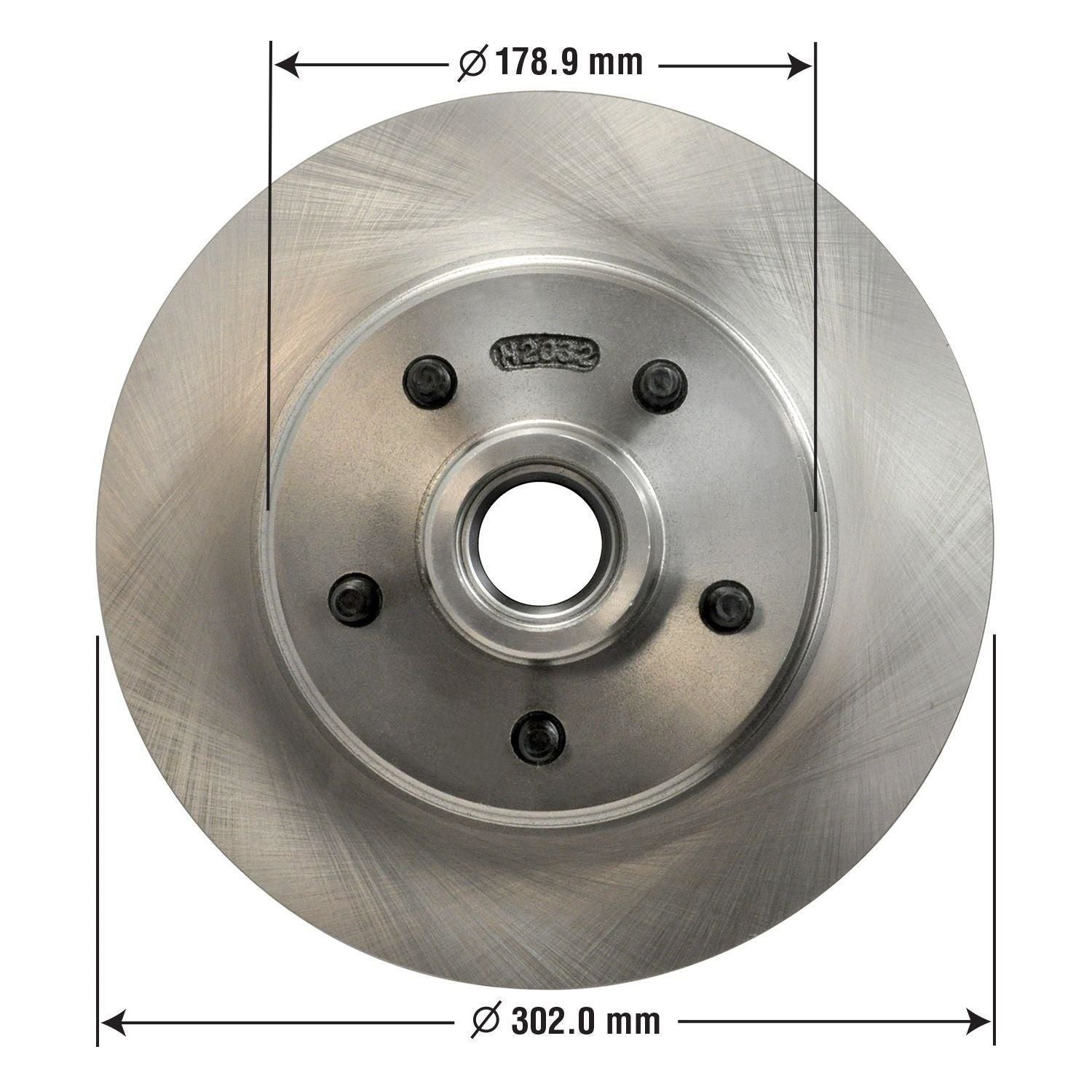Disc Brake Rotor and Hub Assembly 5516