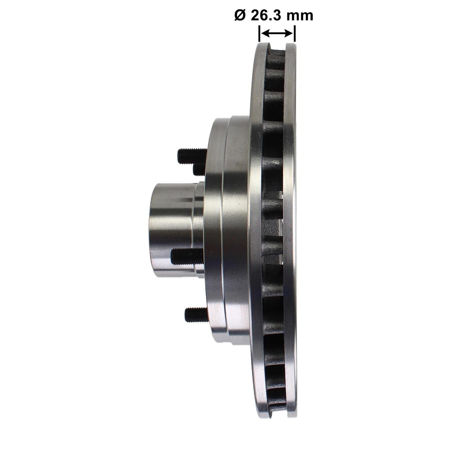 Disc Brake Rotor and Hub Assembly 5530