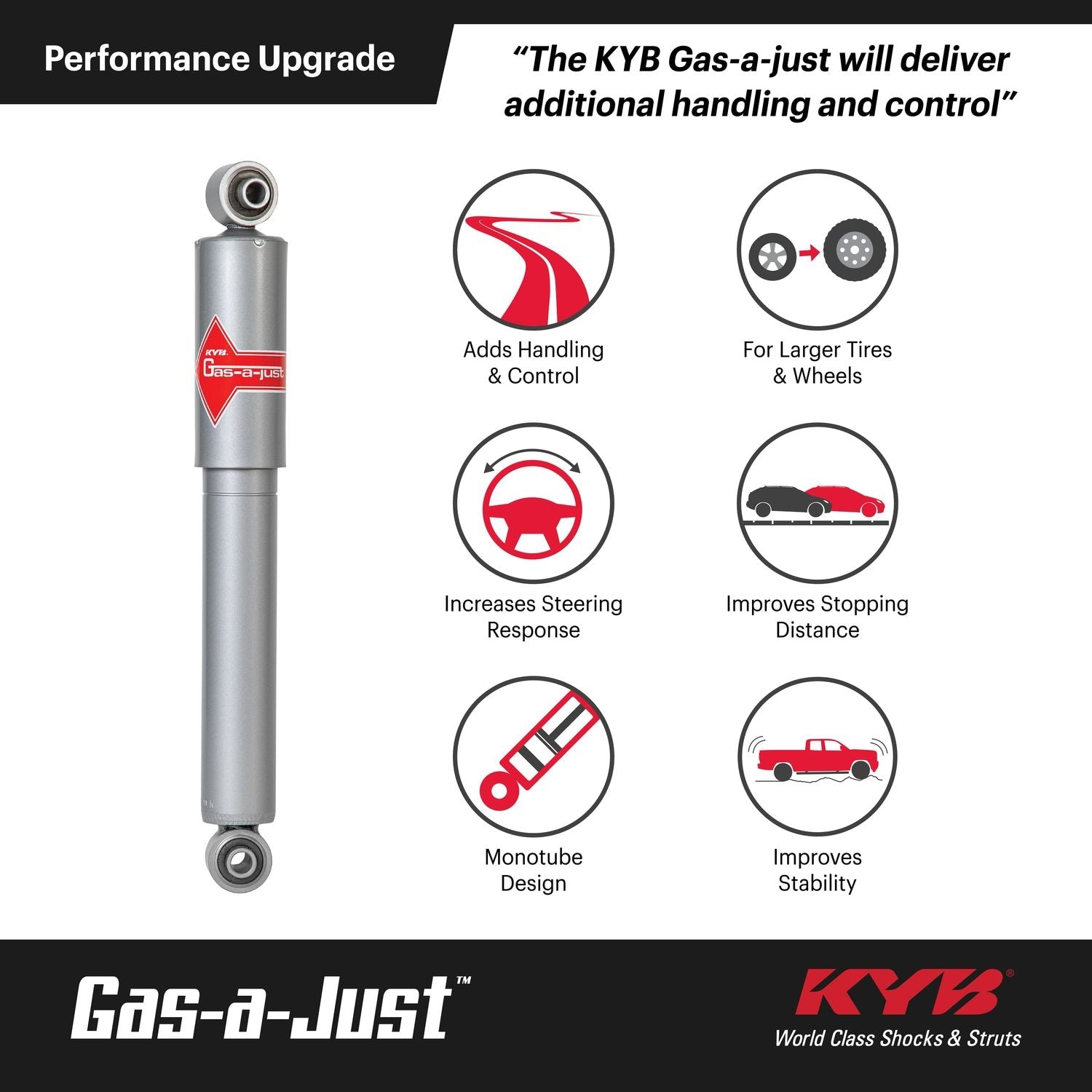 KYB Gas-a-Just Shock 554366