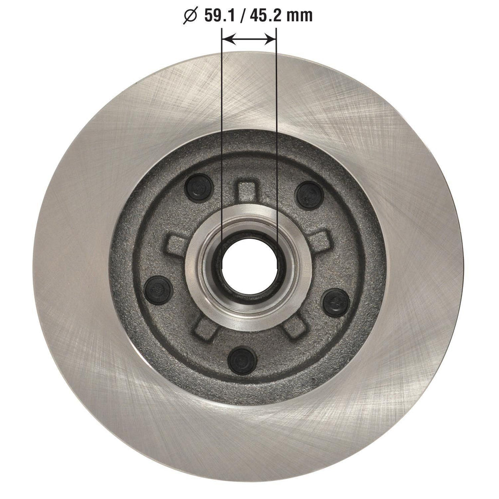 Disc Brake Rotor and Hub Assembly 5547