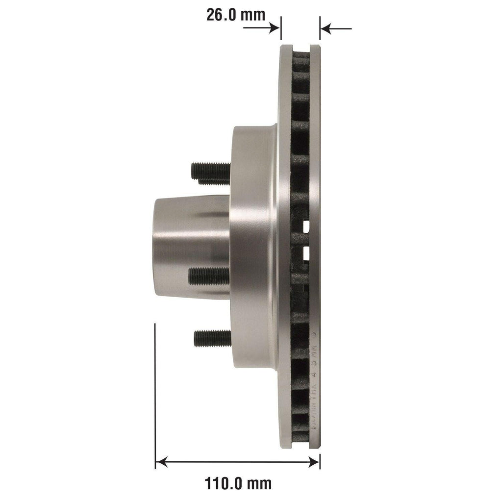 Disc Brake Rotor and Hub Assembly 5547