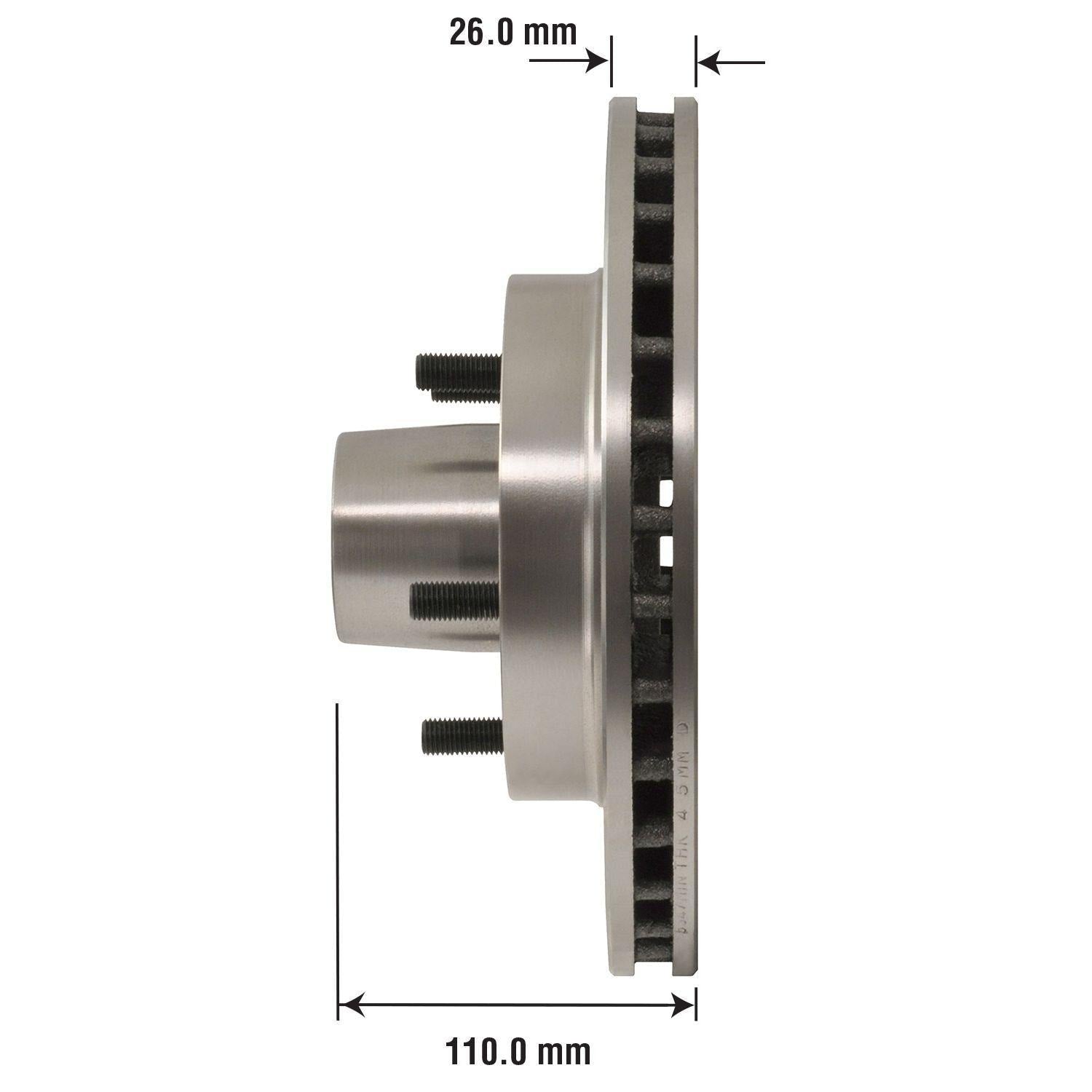 Disc Brake Rotor and Hub Assembly 5547