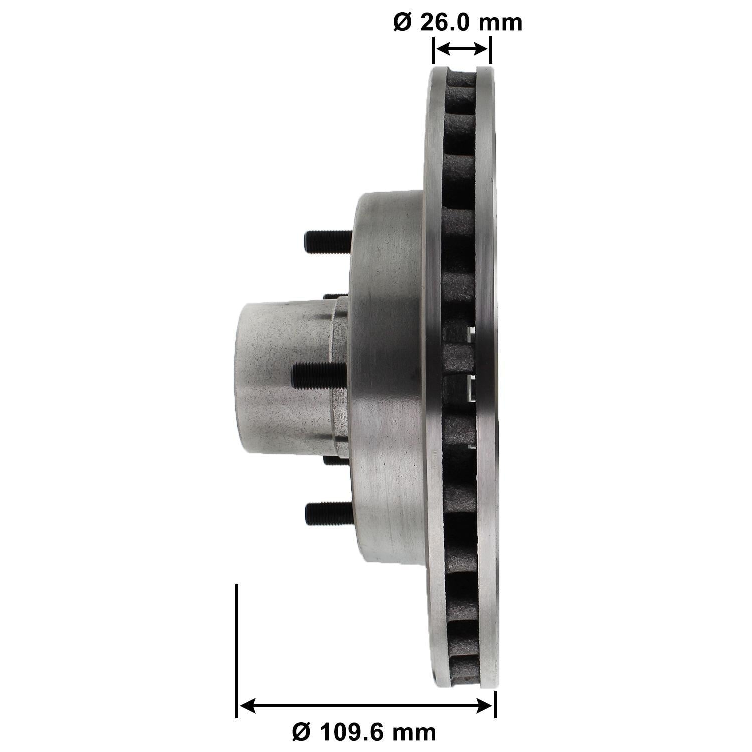 Disc Brake Rotor and Hub Assembly 5549