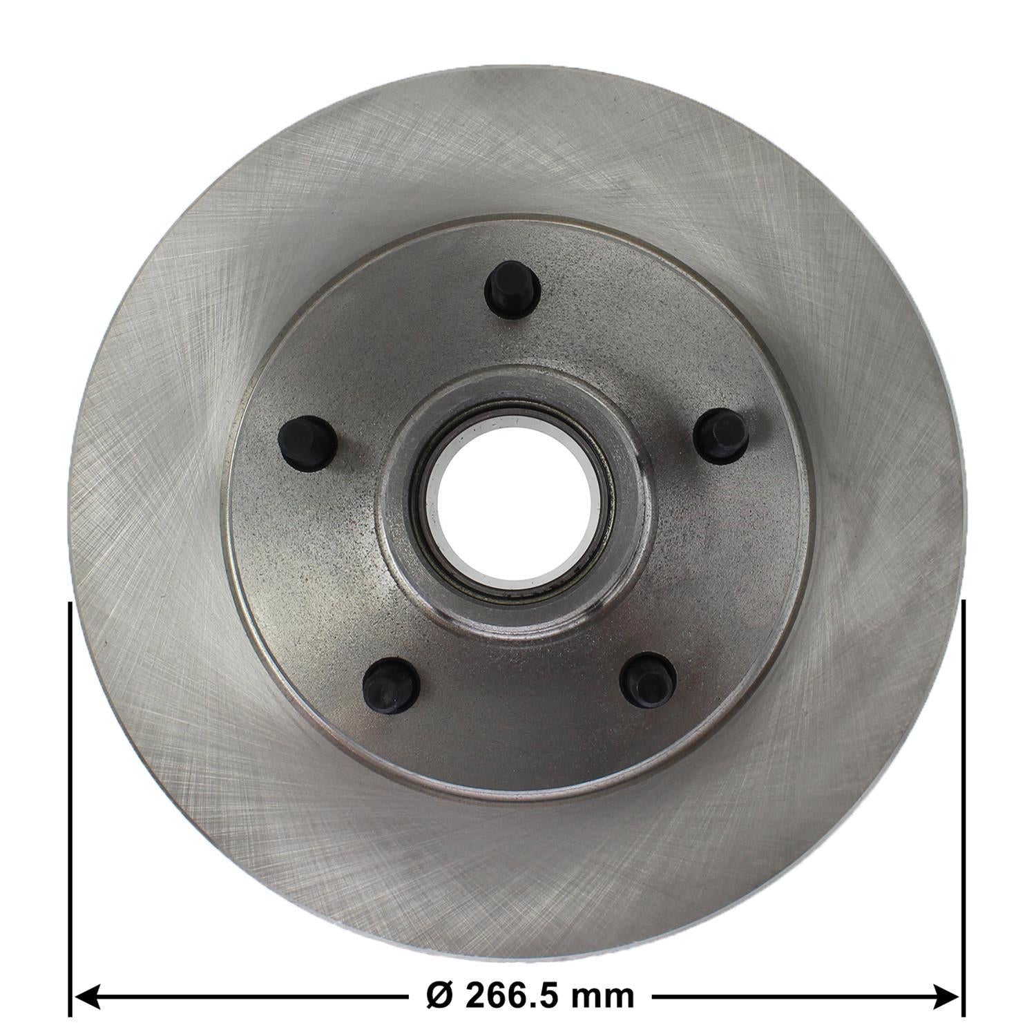 Disc Brake Rotor and Hub Assembly 5549