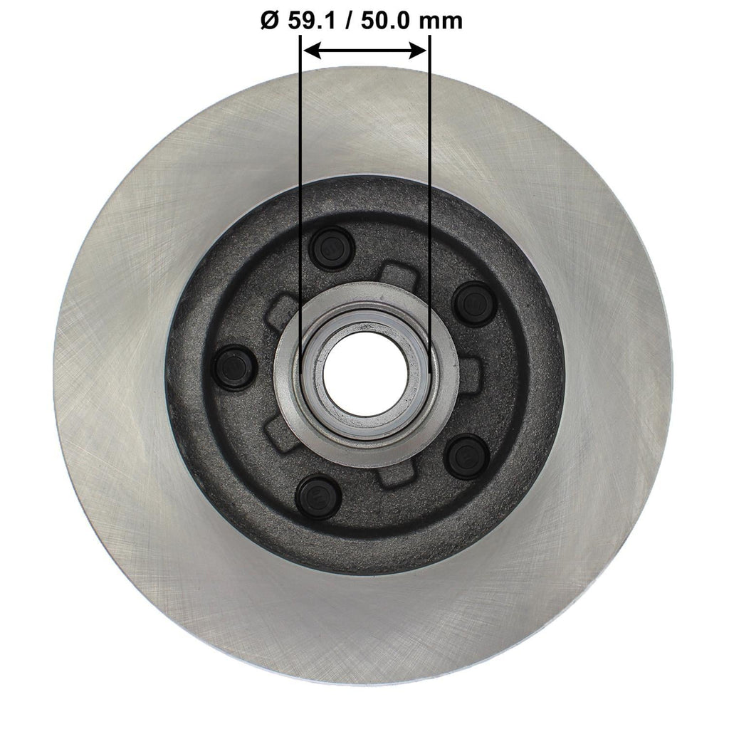 Disc Brake Rotor and Hub Assembly 5549