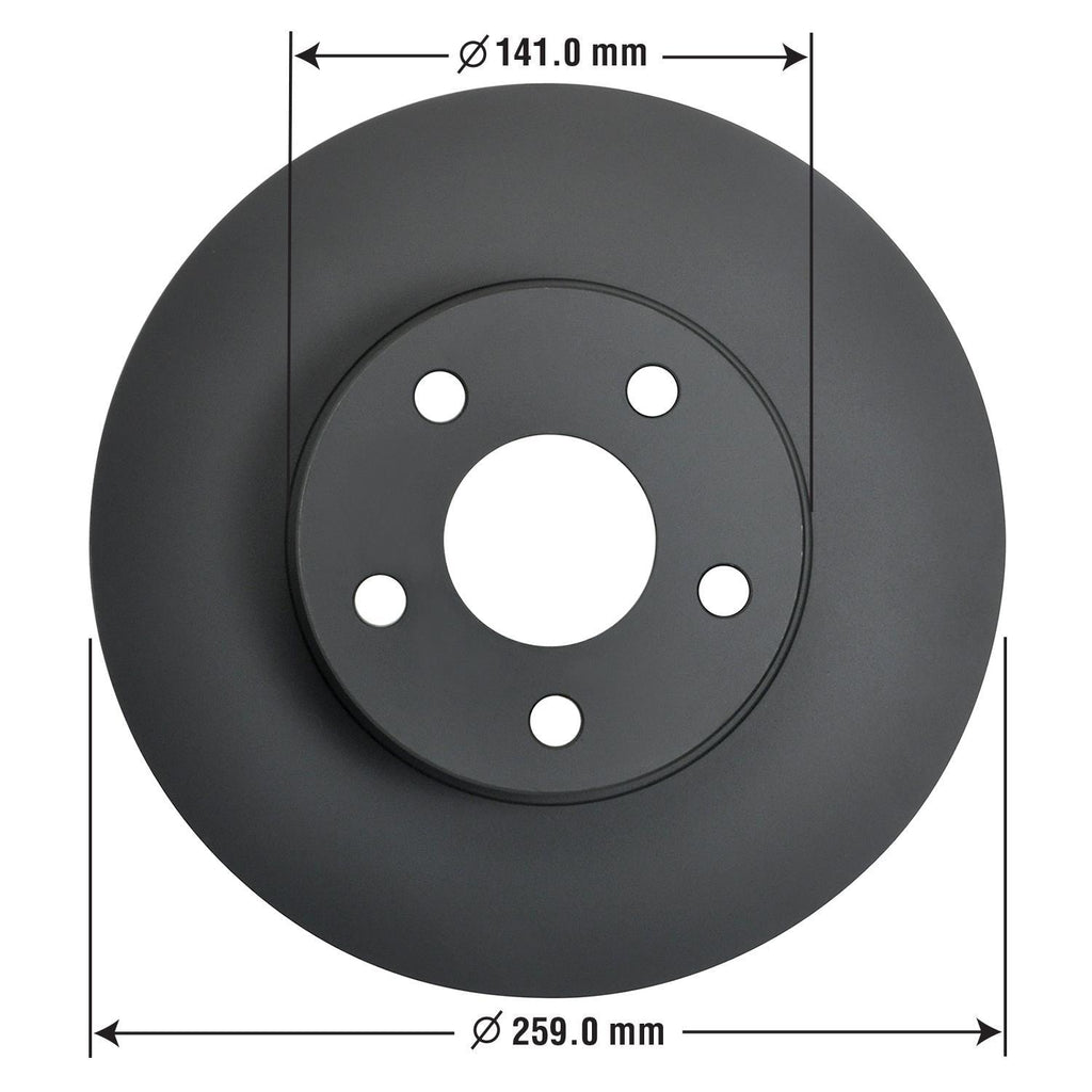 Gold Disc Brake Rotor 5580DG