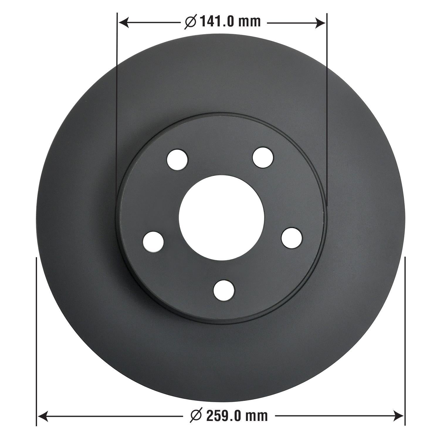 Gold Disc Brake Rotor 5580DG