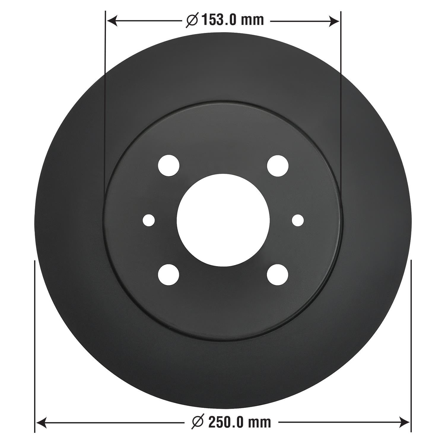 Gold Disc Brake Rotor 5581DG