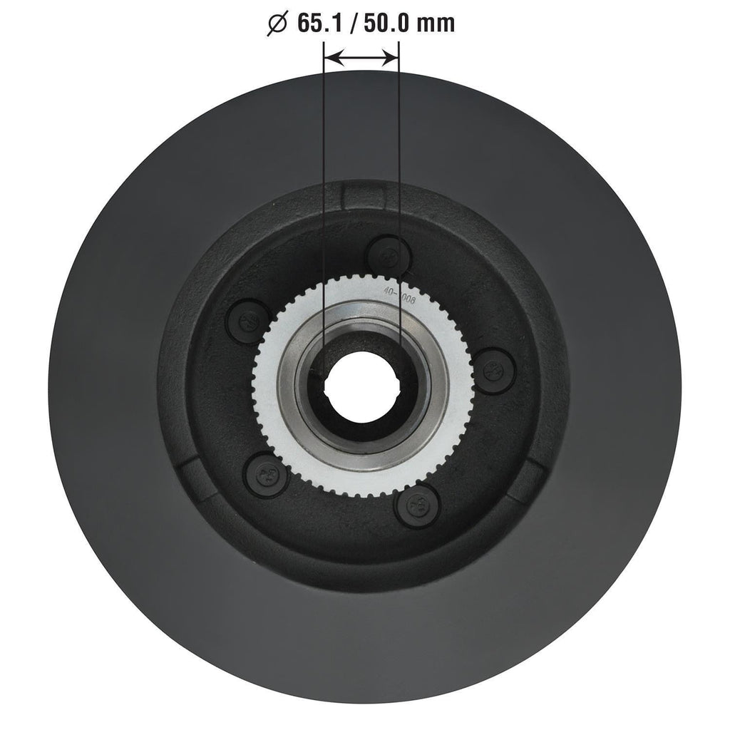 Gold Disc Brake Rotor and Hub Assembly 5595DG
