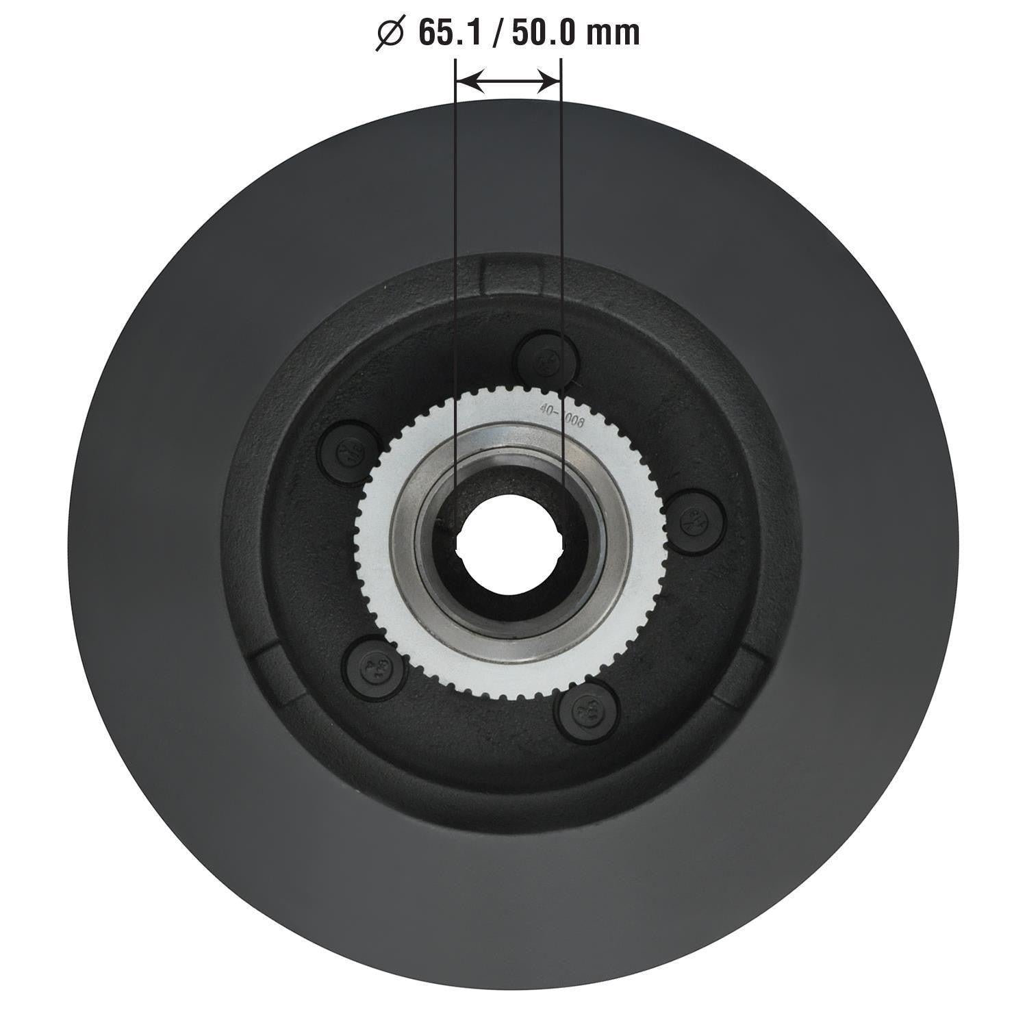 Gold Disc Brake Rotor and Hub Assembly 5595DG