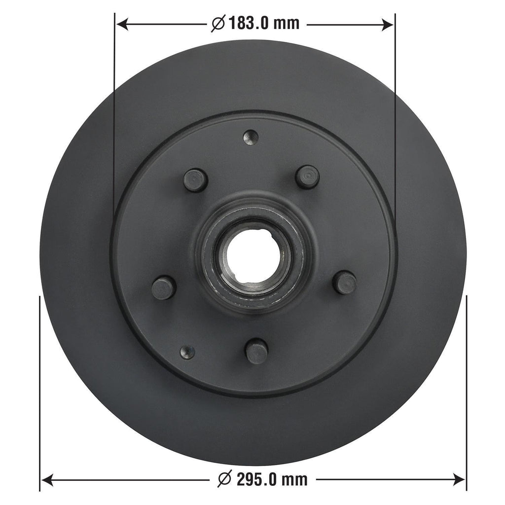 Gold Disc Brake Rotor and Hub Assembly 5595DG