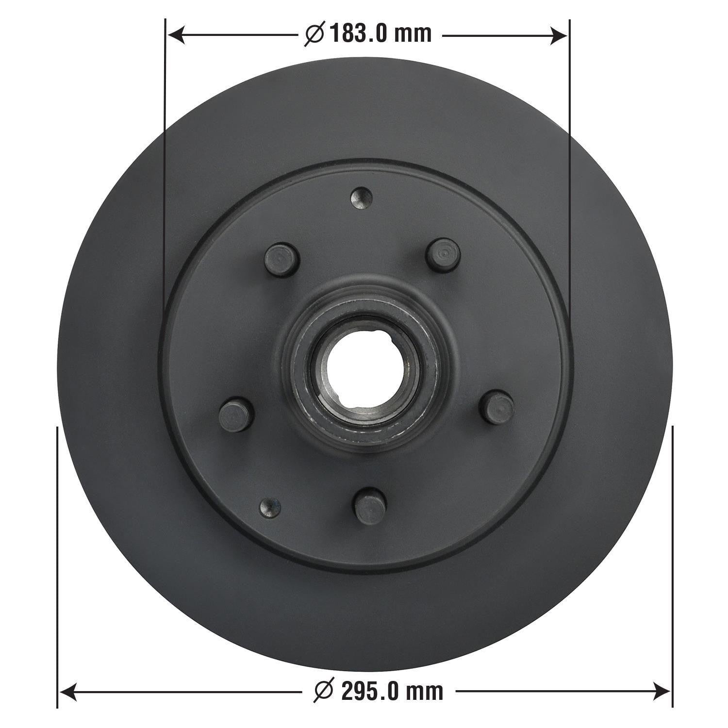 Gold Disc Brake Rotor and Hub Assembly 5595DG