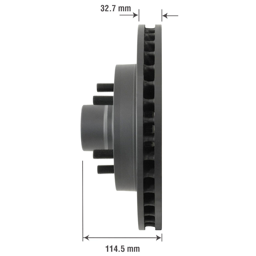 Severe Duty Disc Brake Rotor and Hub Assembly 5595SD