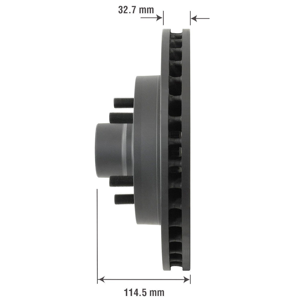Severe Duty Disc Brake Rotor and Hub Assembly 5595SD