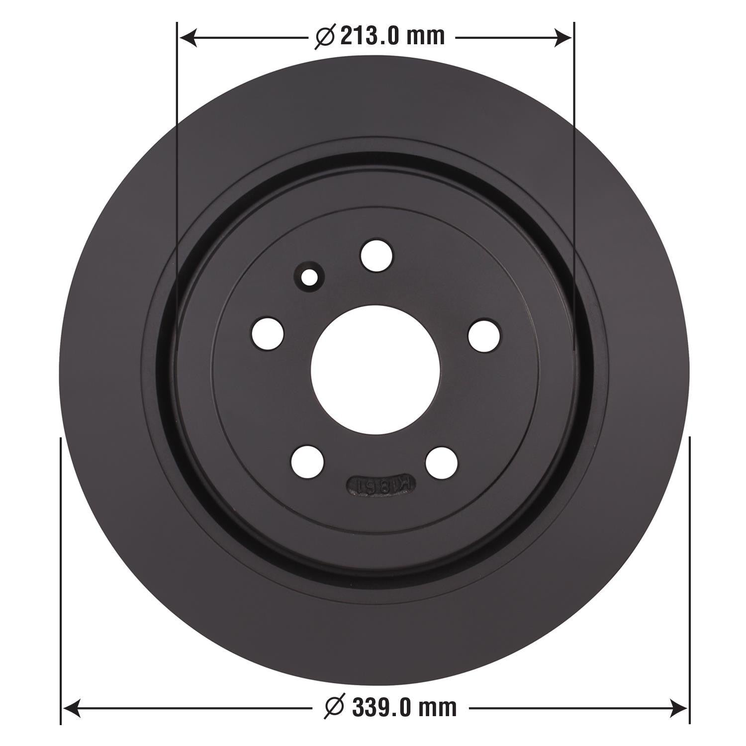 Gold Disc Brake Rotor 57108DG
