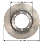 Severe Duty Disc Brake Rotor 60108