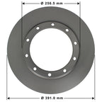 Severe Duty Disc Brake Rotor 60115SD