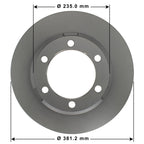 Severe Duty Disc Brake Rotor 60122SD