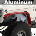 Aluminum Overland Tube Fenders, JL Wrangler/JT Gladiator, Front, Pair