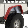 Aluminum Overland Tube Fenders, JT Gladiator, Rear, Pair