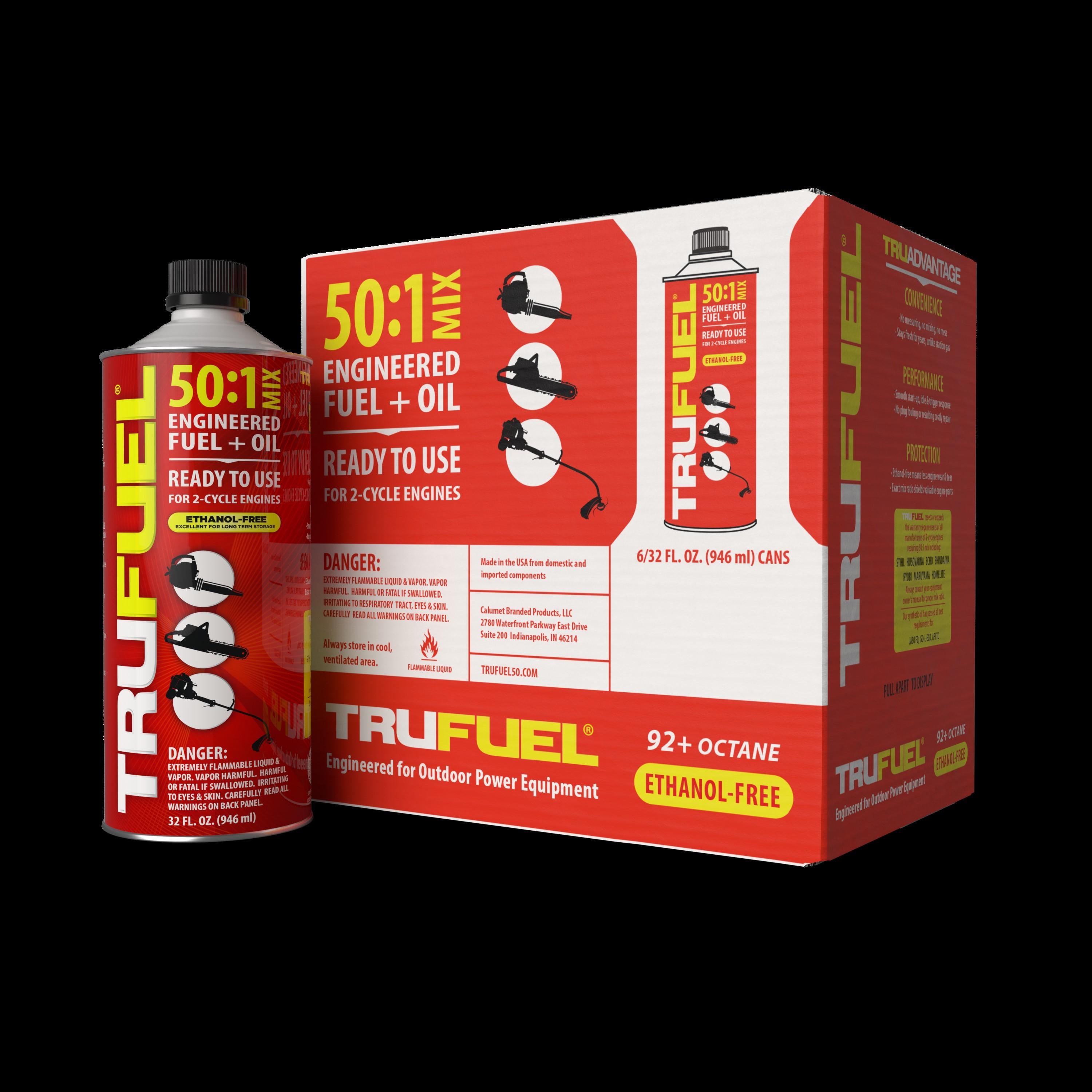 TruFuel PreMixed Fuel Oil 2 Cycle 50:1 Ratio 32oz