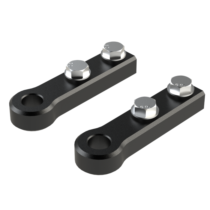 Rear Bumper Recovery Points for D-Ring or Soft Shackle use, JT Gladiator, Pair