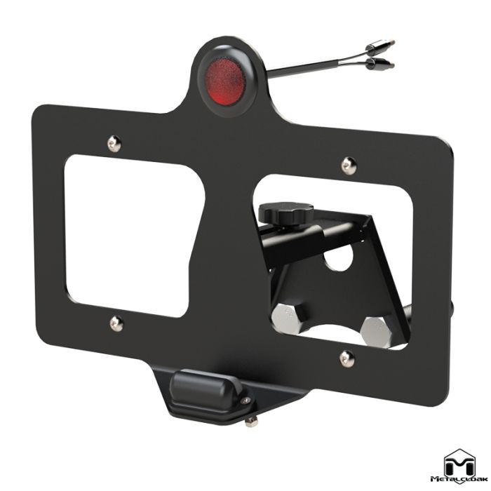 Spare Tire License Plate Relocation Bracket, JL Wrangler
