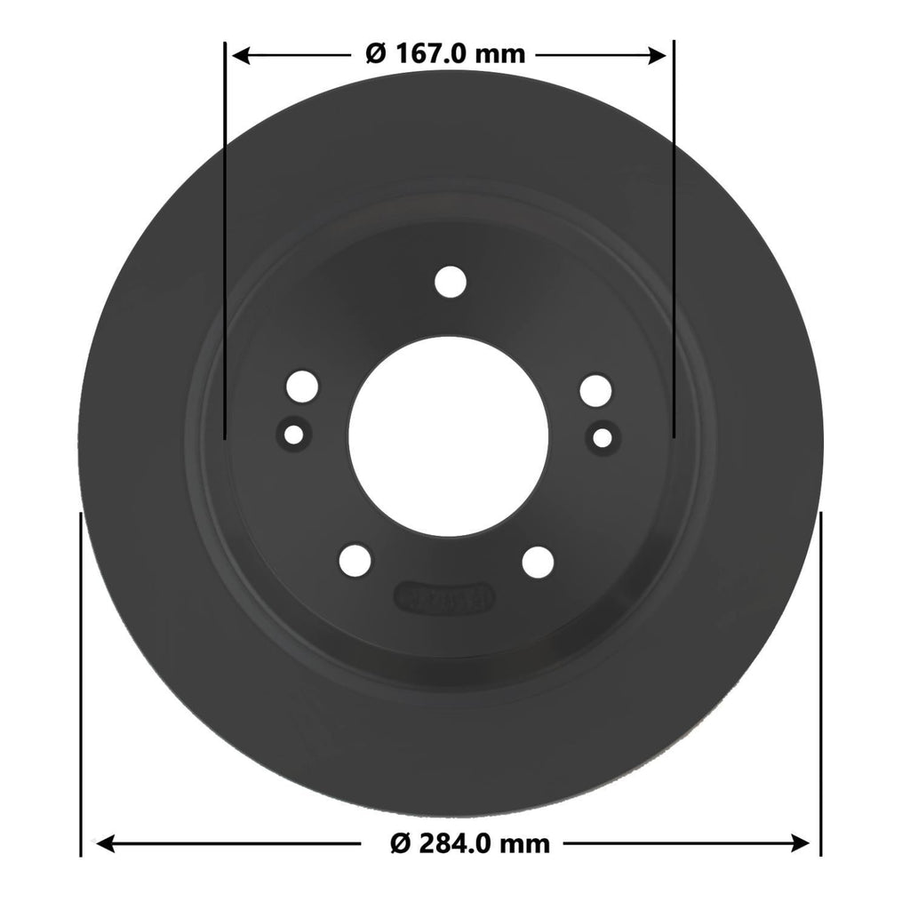 Gold Disc Brake Rotor 70121DG