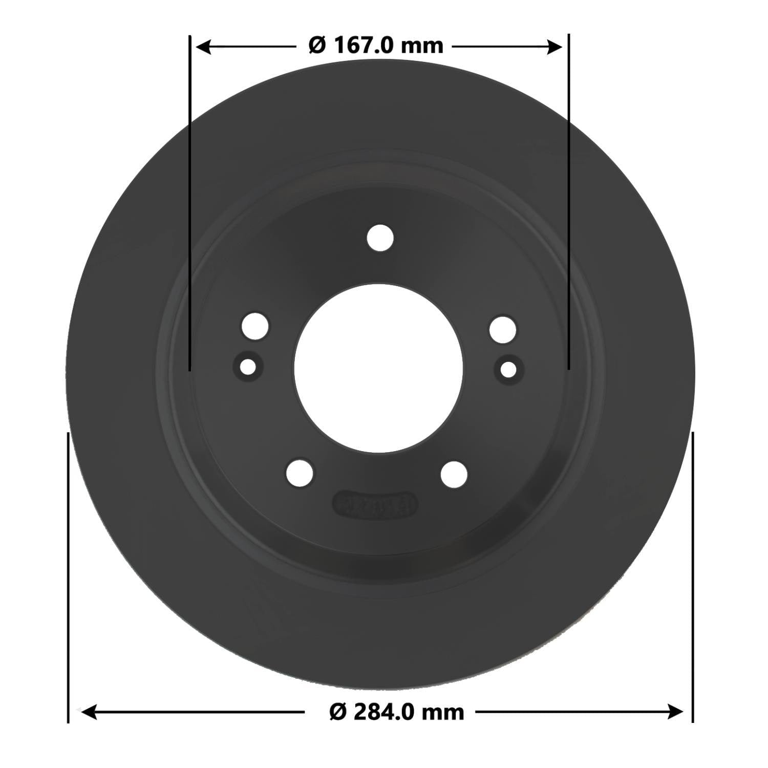 Gold Disc Brake Rotor 70121DG