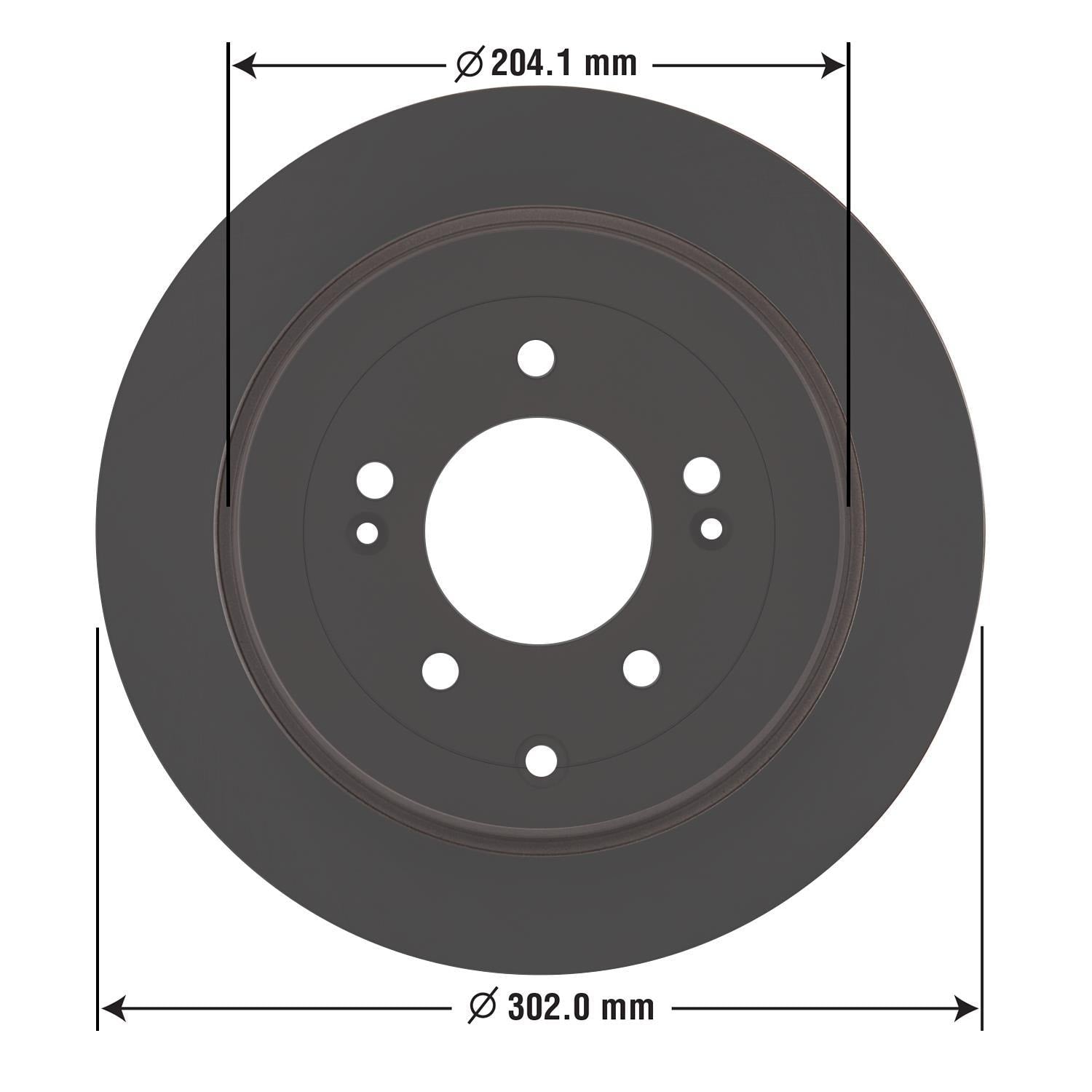 Gold Disc Brake Rotor 70127DG