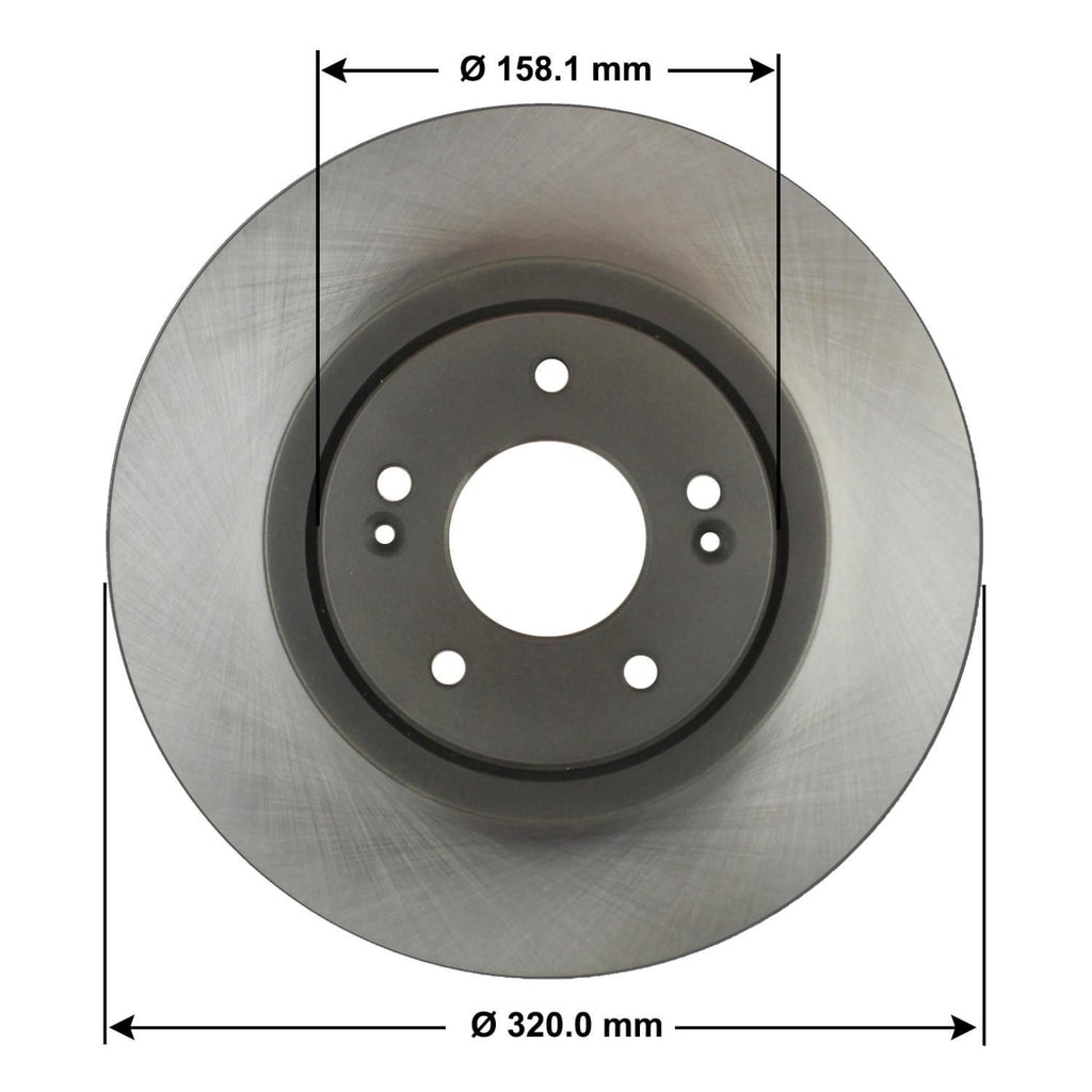 Disc Brake Rotor 70128DL