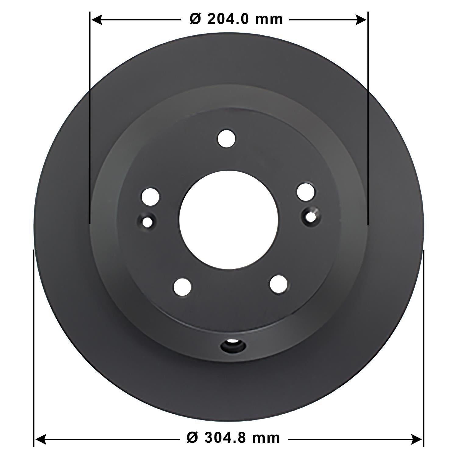 Gold Disc Brake Rotor 70129DG