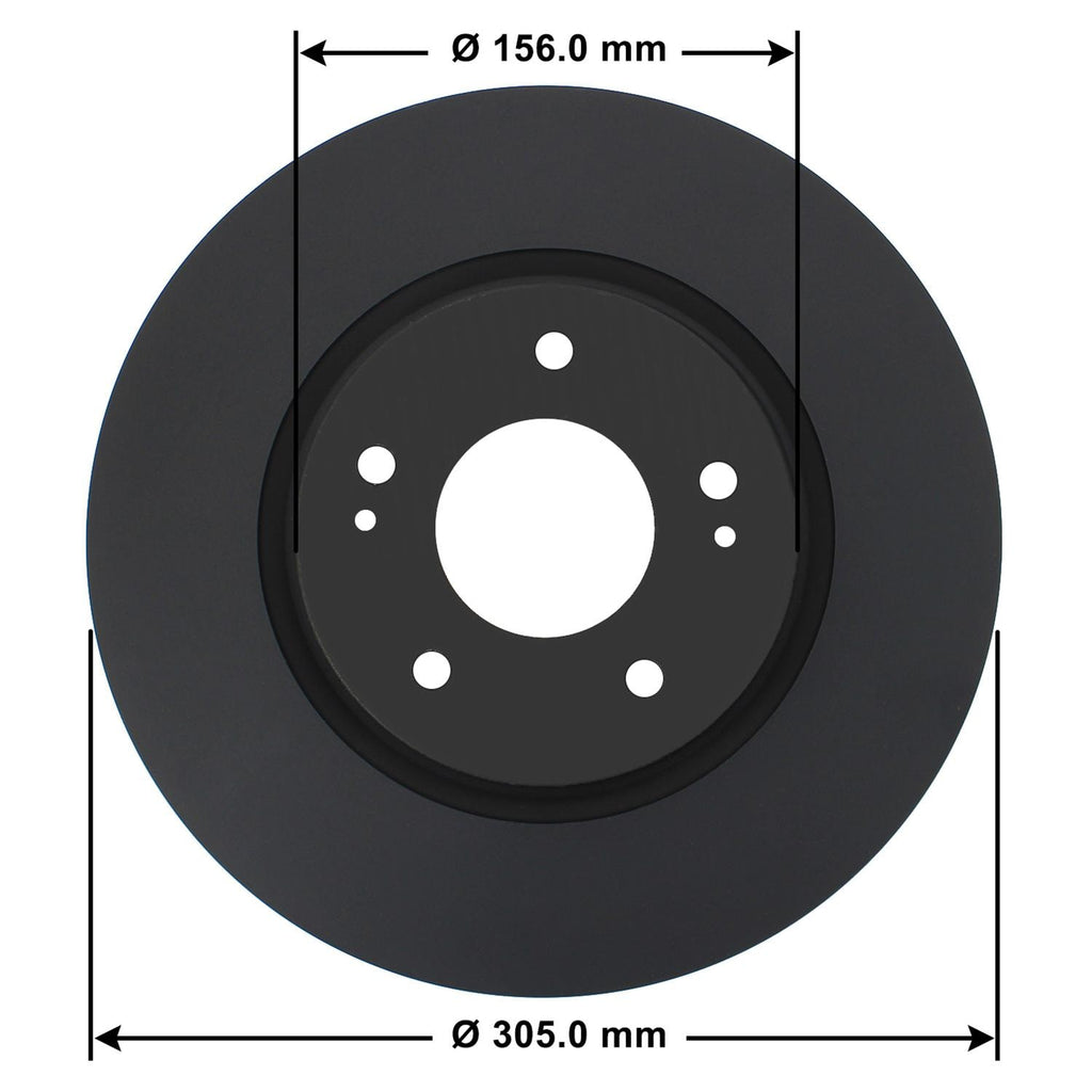 Gold Disc Brake Rotor 70158DG