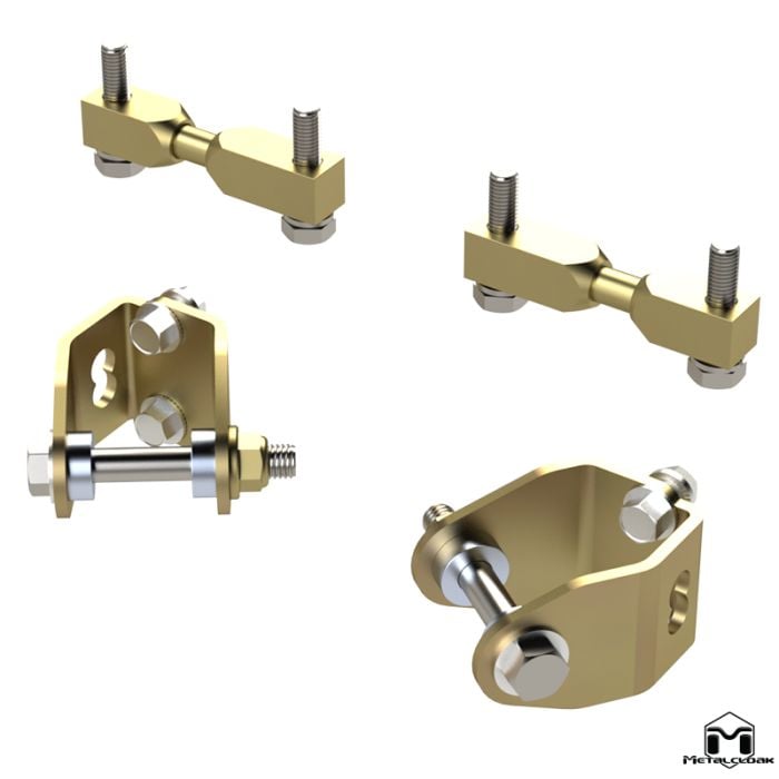 6Pak Shock Rear Mount & Clearance Kit, JK