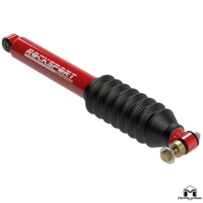RockSport RED Steering Stabilizer Kit, TJ Wrangler